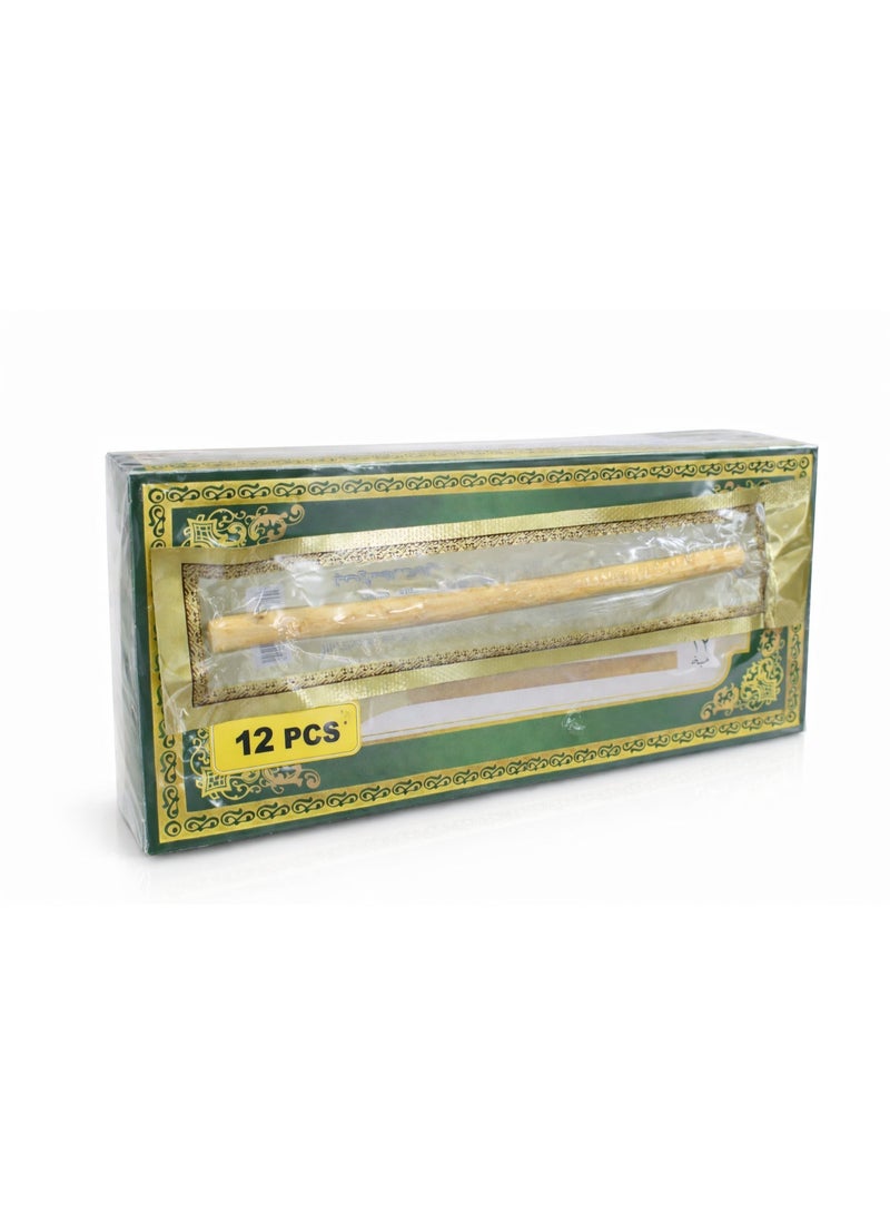 Natural Miswak Sticks 12 Pcs Pack – Individually Wrapped - Image 3